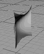 Поверхность создаваемая инструментом Bezier NURBS